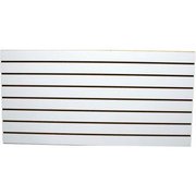 Windmill Slatwall Products Slatwall Easy Panel Anchor Core 48"W x 24"H (2 PC) White EPWH